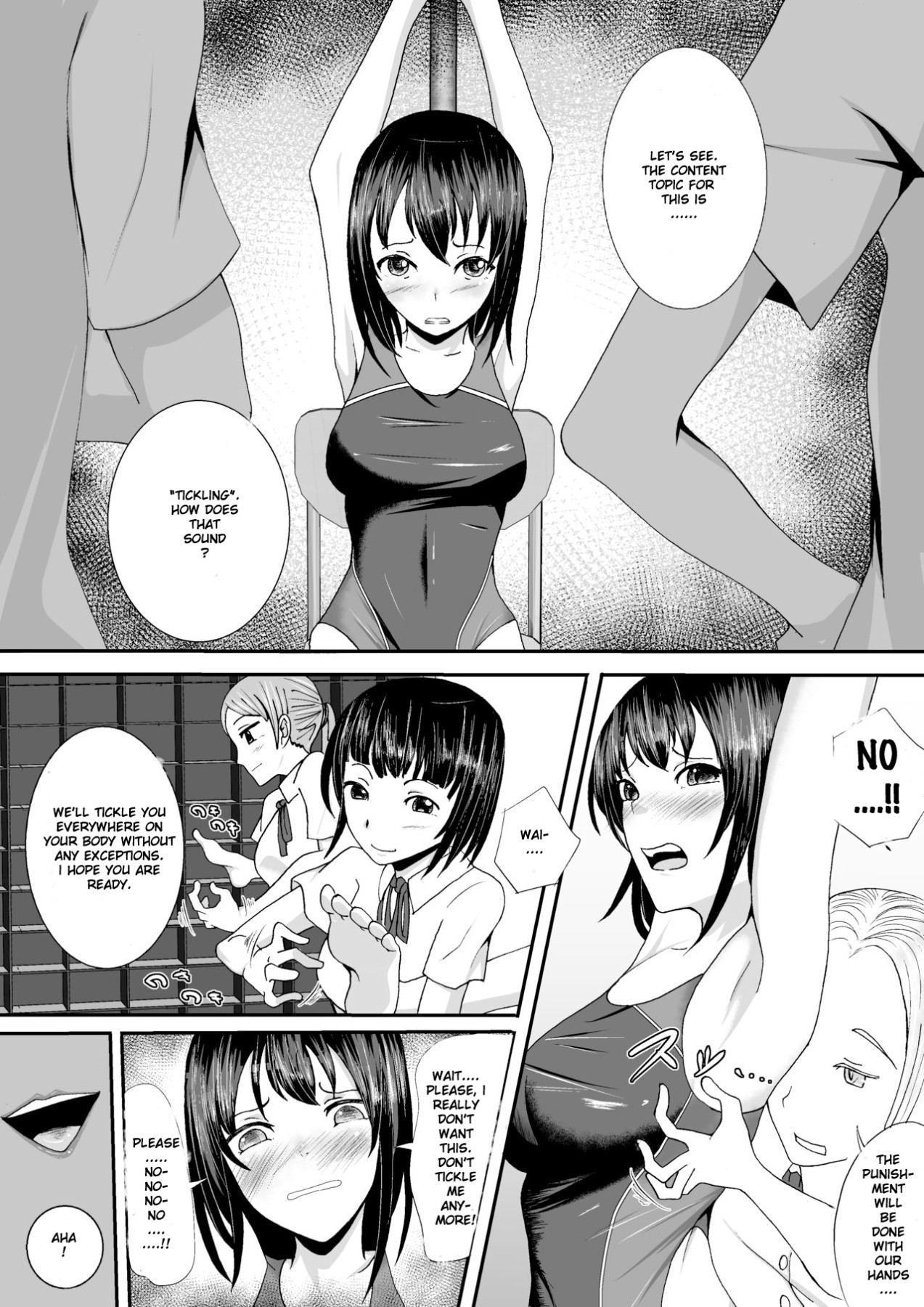 Hentai Manga Comic-The Swimsuit Girl's Ticklish Weapons-Read-13